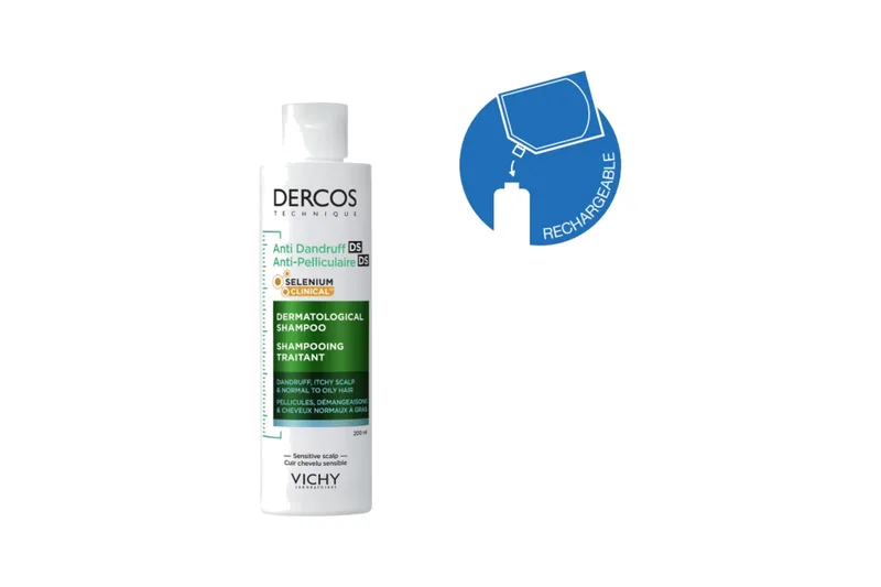 Vichy DERCOS DERMATOLOGICAL SHAMPOO DANDRUFF AND ITCHY SCALP NORMAL TO OILY HAIR