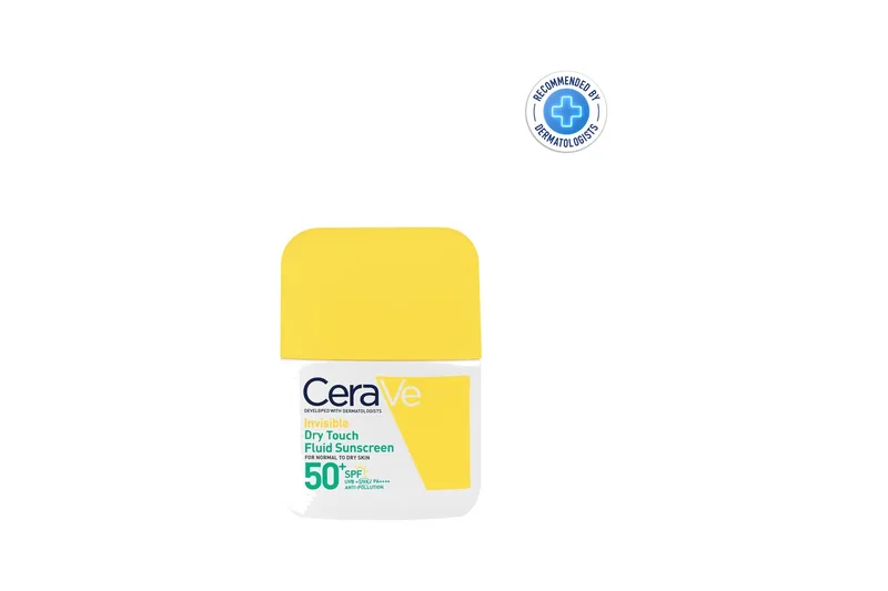 CeraVe INVISIBLE DRY TOUCH FLUID SUNSCREEN SPF50+