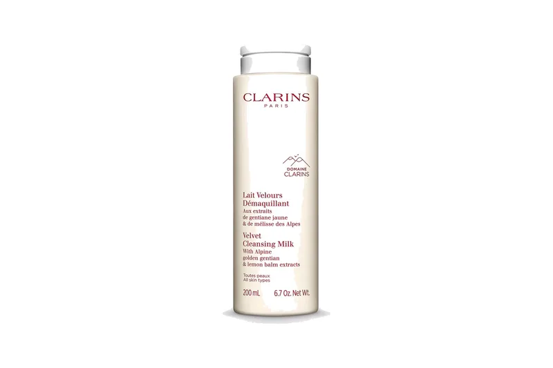 Clarins VELVET CLEANSING MILK WITH ALPINE GOLDEN GENTIAN & LEMON BALM EXTRACTS