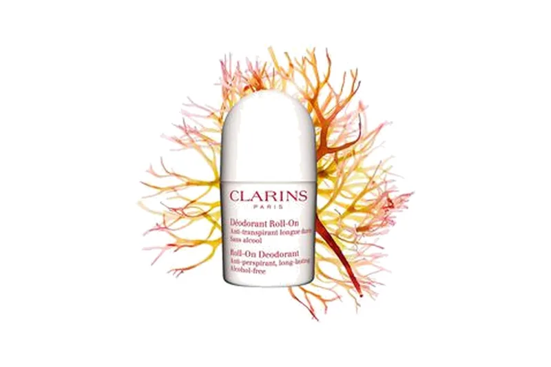 Clarins ROLL-ON DEODORANT ANTI-PERSPIRANT, LONG-LASTING, ALCOHOL-FREE