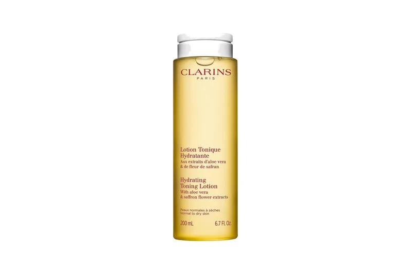 Clarins HYDRATING TONING LOTION WITH ALOE VERA & SAFFRON FLOWER EXTRACTS