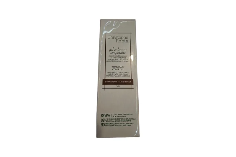 Christophe Robin TEMPORARY COLOR GEL - DARK CHESTNUT